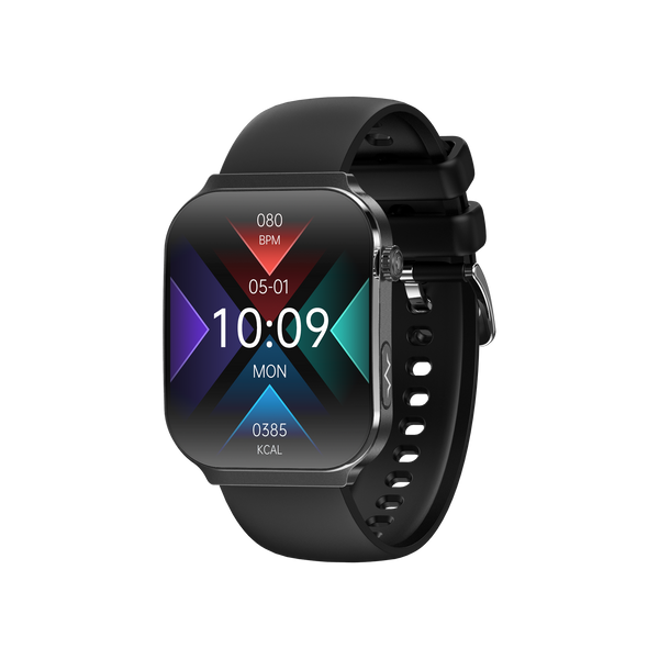 ECG Blood Glucose Smartwatch with 2.2" Curved Display | Carelders QS21