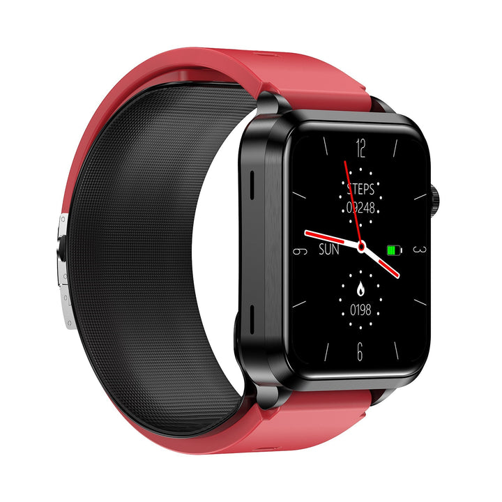 Health Watch With Air Pump Blood Pressure+BG+EKG+HRV+SPO2+RR+Uric Acid+Sleep+Voice Reminder Fitness Tracker - 2024 Fitvii® Newest CARE AIR 2 Smartwatch - FOFOPO