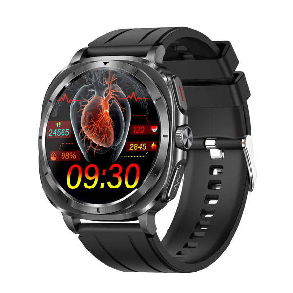 Carelders Suga Pro Blood Pressure Heart Rate ECG Monitoring Sports Health Smart Watch